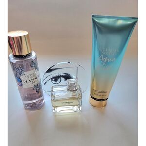 LOT OF 3: Calvin Klein Eau De Toilette Spray 3.3 FL 3/4 Full,2 VICTORIA'S SECRET